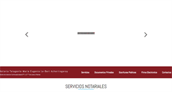 Desktop Screenshot of notariatalagante.cl